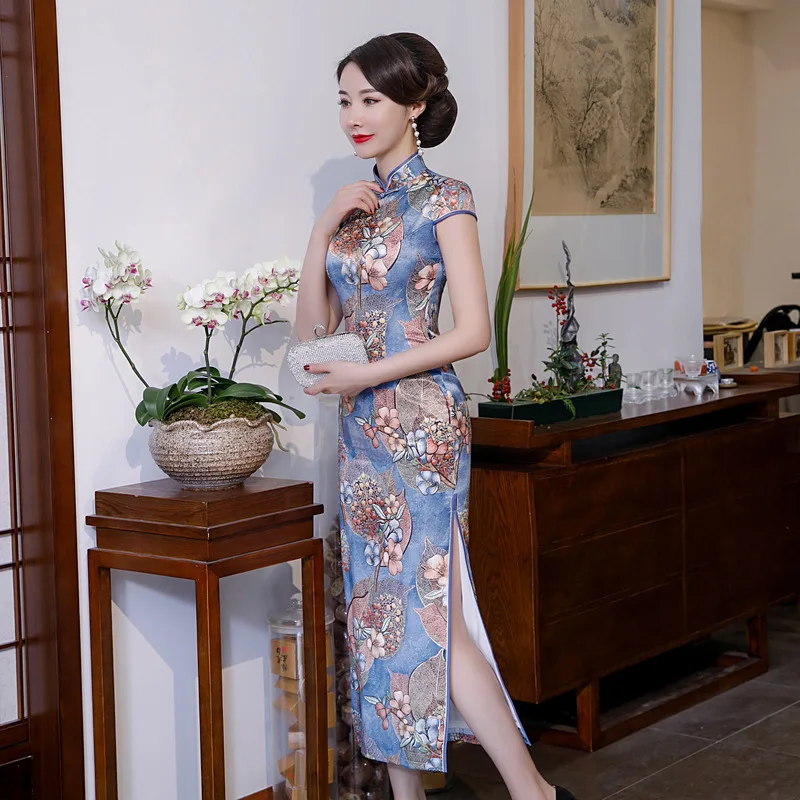 

Cheongsam Qipao Vestidos 3XL 4XL