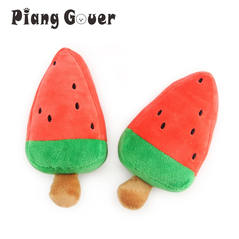 Мягкая игрушка собачка в виде арбуза 1 шт.|Игрушки для собак| |