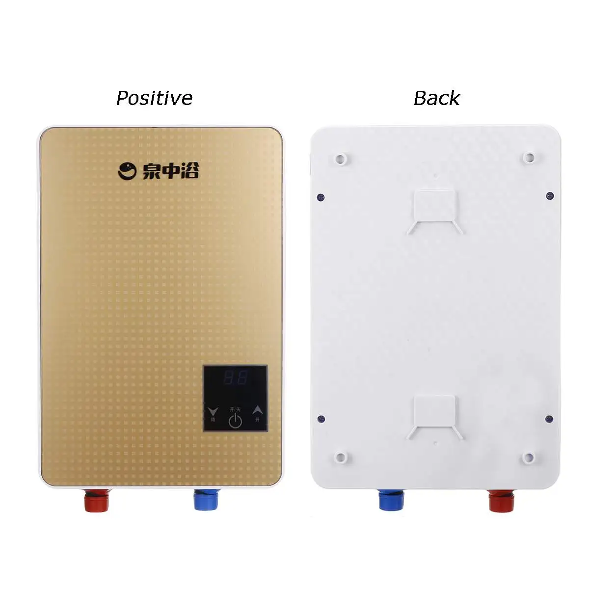 

Hot 3s Instant Hot 6500W 220V Electric Hot Water Heater Tankless Instant Boiler Bathroom Shower Set Thermostat Safe Intelligent