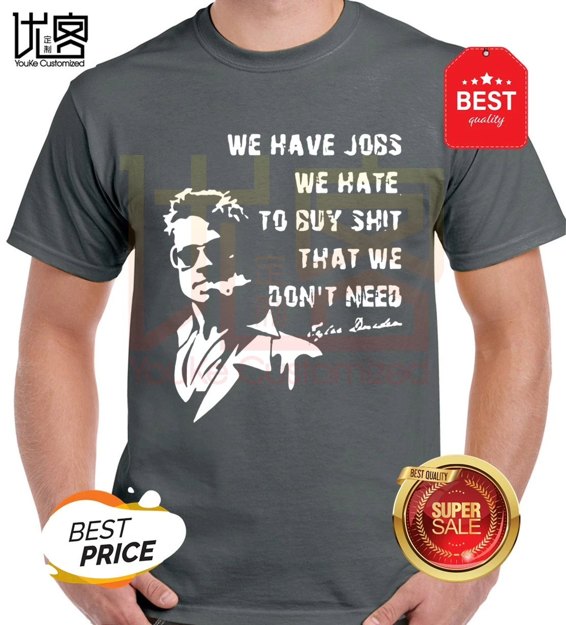 Футболка с принтом Бойцовский клуб Тайлер дурден Брэд Питт проект мэйхем черная