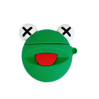CD-25 Мультфильм Аниме one piece Тони Чоппер брелок корпусы гарнитурные для Apple Airpods 2 силиконовый защитный чехол Чехлы Брелок - Цвет: CD-25