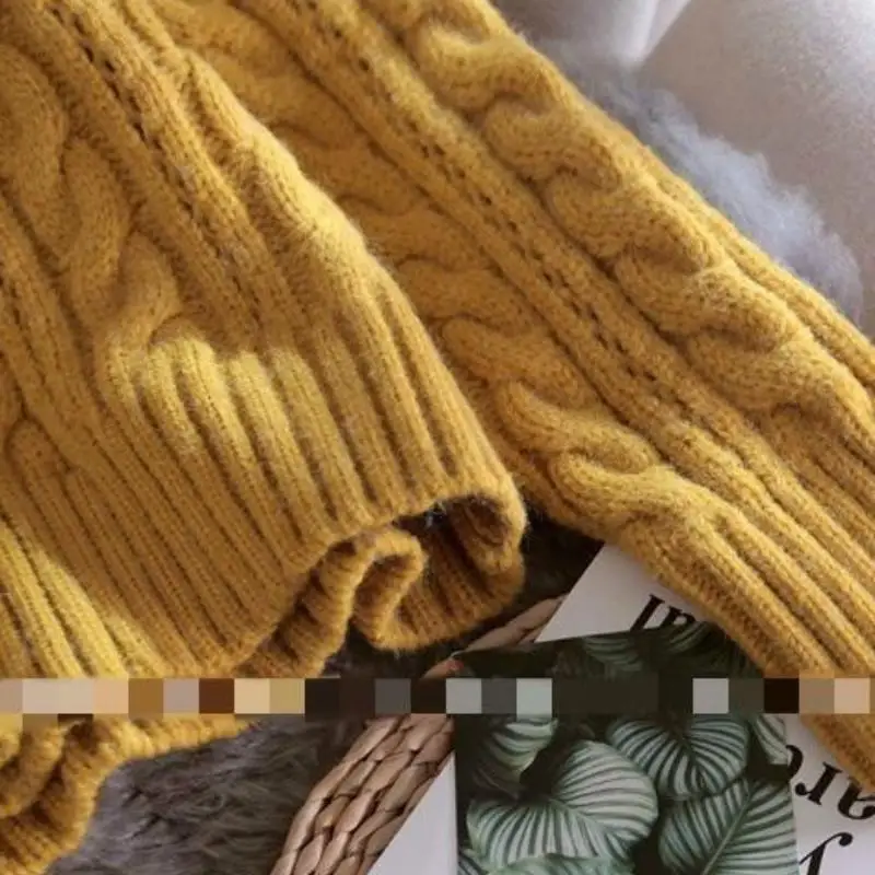 

Cardigan Women Solid Knitted Cropped Loose Single Breasted Korean Womens Chic Fashion Casual Outwear Simple Soft Daily