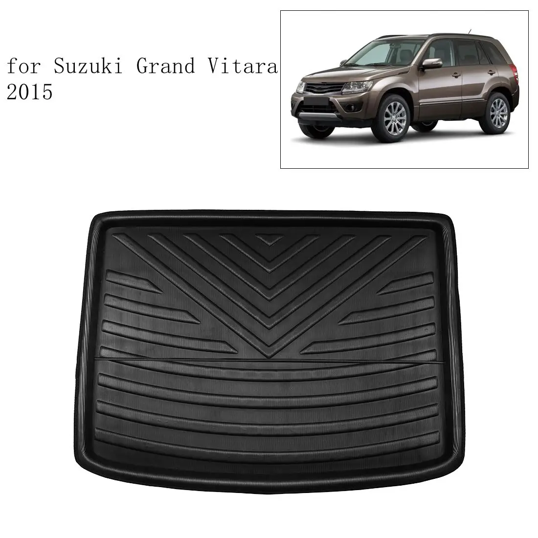 Uxcell напольный коврик для заднего багажника автомобиля подкладка Suzuki Grand Vitara 2006 2015