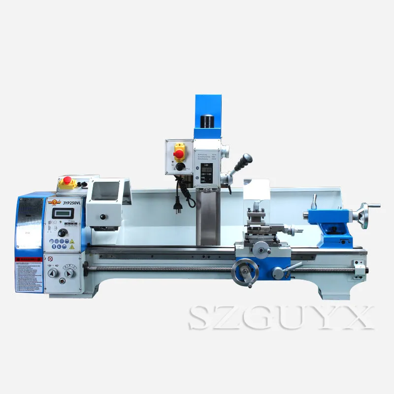 Настольный Токарный и фрезерный станок WMP250V многофункциональный бытовой