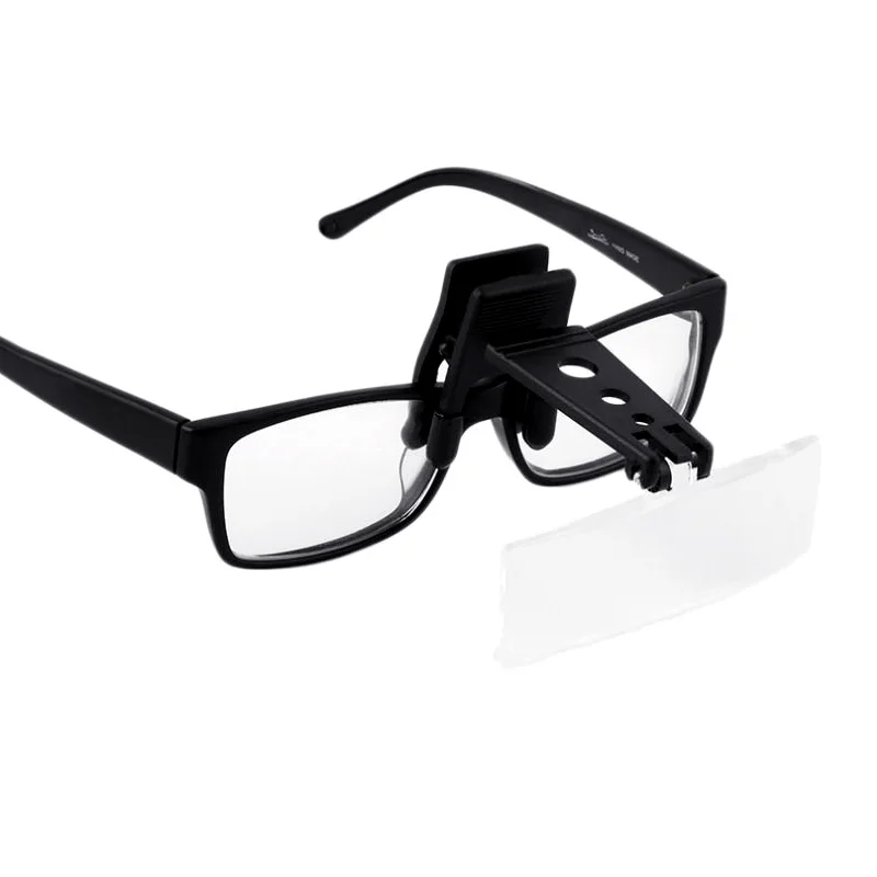 Легкие очки Style Magnifier2x 1.5x 2.5x 3.5x Hands free Лупа для чтения Очки с клипсой рукоделия
