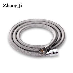Шланг для душа Zhangji из нержавеющей стали, гибкая труба с защитой от трещин высокой плотности для ванной комнаты, обычные сантехнические шланги