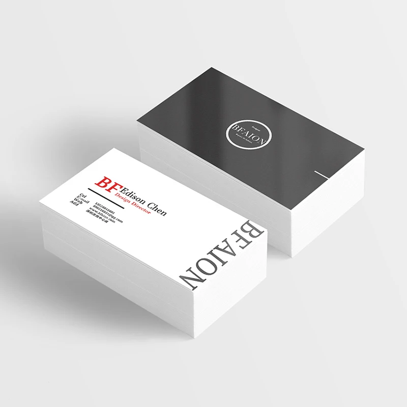 Визитная карточка Пользовательский логотип цветной печати личности высокого