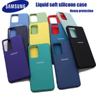 Оригинальный чехол из жидкого силикона для Samsung Galaxy A02S A20E A01 A11 A21S A31 A51 A41 A71 A12 A32 A52 A42 A72 M51 M31, мягкий чехол