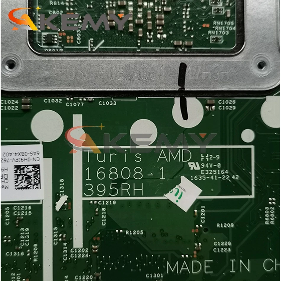 

Akemy NEW A6-9200 FOR Dell Inspiron 3465 3565 Motherboard 16808-1 395RH CN-0NV2JC NV2JC Mainboard 100%Tested