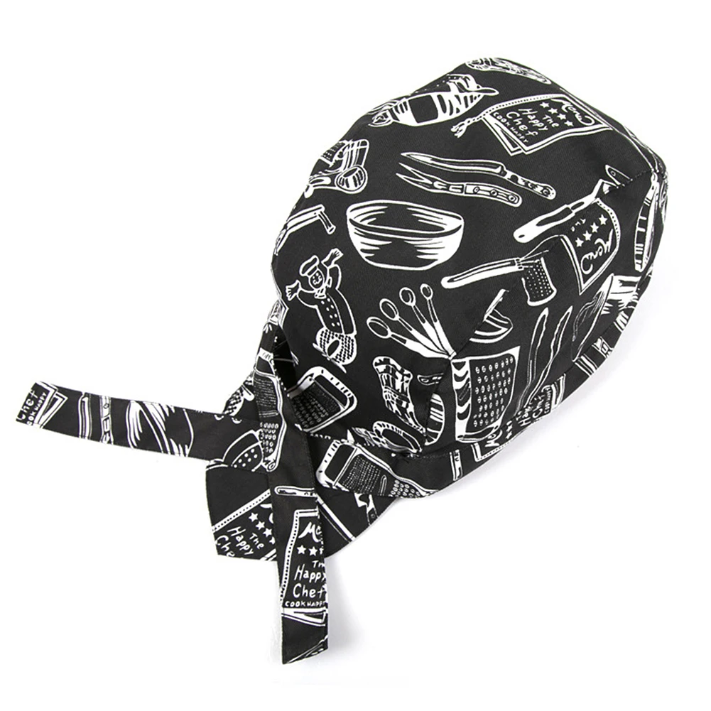 

Y166 Colourfull Pirates Chef Skull Professional Catering Various Chef Hat