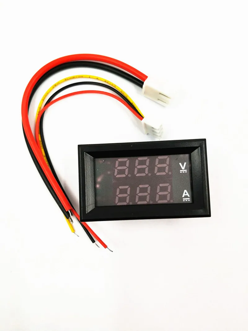 

High Quality DC 100V 10A Voltmeter Ammeter Blue + Red LED Amp Dual Digital Volt Meter Gauge