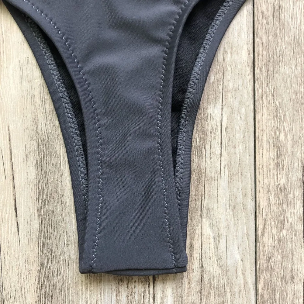 

Bandeau Bikini Set Strapless Swimwear 2019 New Women Push Up Biquini Sexy Thong Bikini Patchwork Swimsuit Backless Bathingsuit