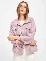 fall korean style long sleeved women denim jacket paragraph dilapidated hole pink high quality jacket casual boyfriend top y2k