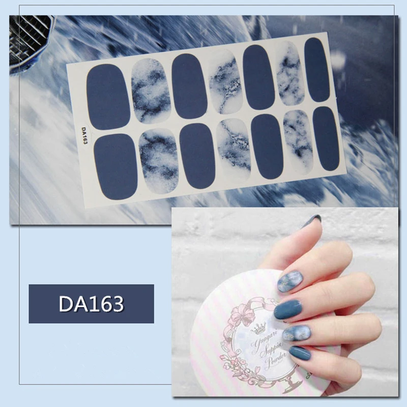 14tips/sheet Winter Design Sweater Nail Stickers Colorful Full Tips Wraps for DIY Adhesive Decals Women Art Decor Wholesale | Красота и