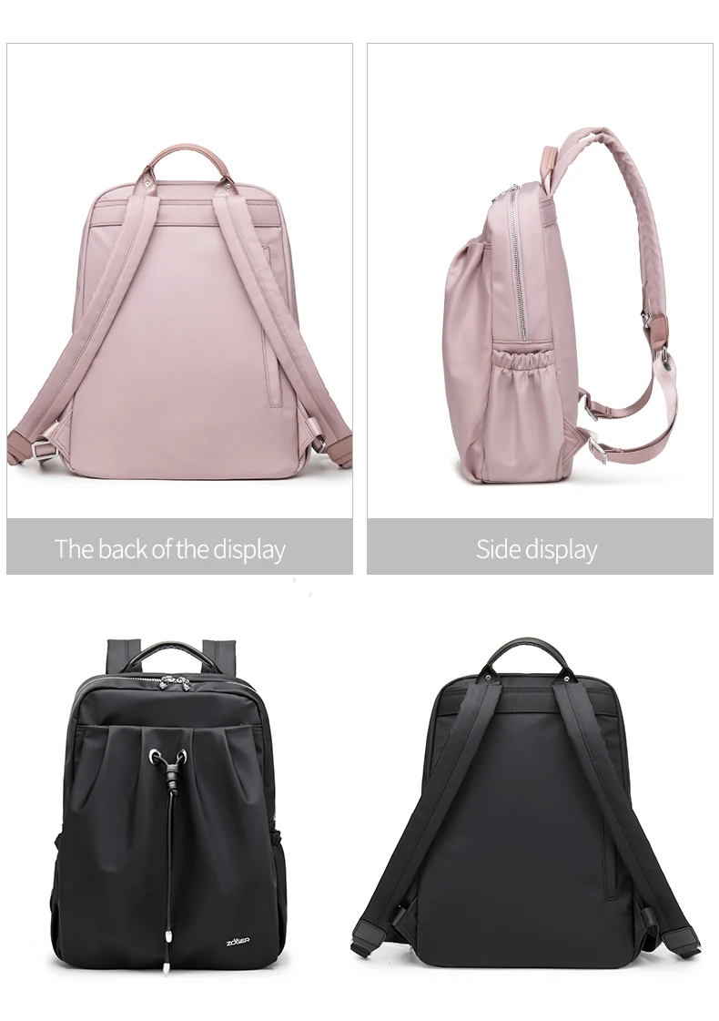 ZOGER Oxford cloth ultra light shoulder bag Korean version new college student bag female simple wild backpack