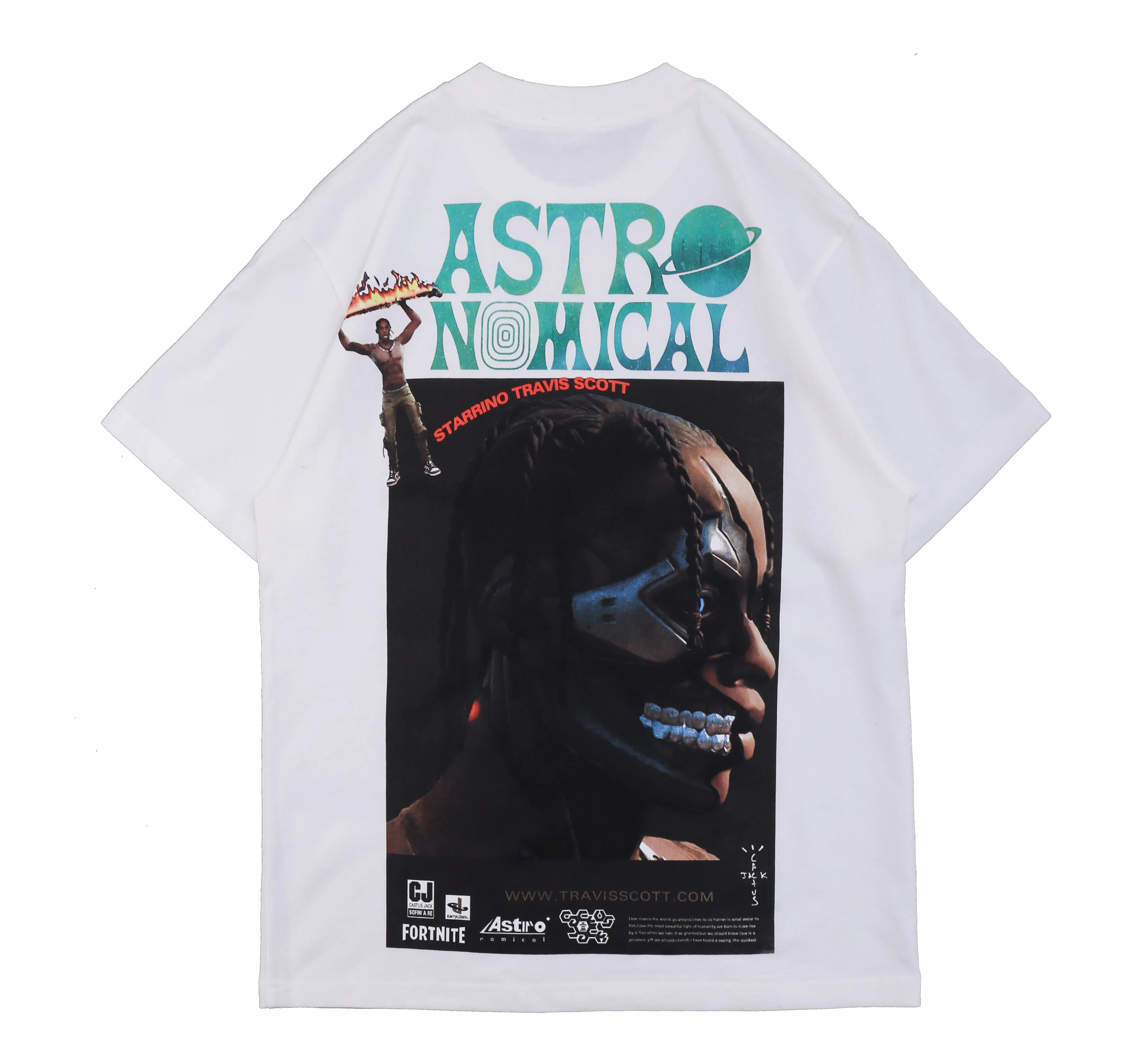 

The night of Travis Fort Astro portrait Scott 2021 fashionNew Hot Sale men and women t-shirt oversize anime tshirt men clothing