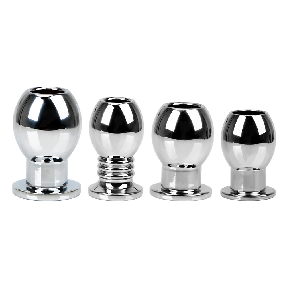 Peep Vaginal Butt Plug Metal Shower Enema Prostate Massage Hollow Anal Sex Toys For Woman Men Gay Dilator | Красота и здоровье