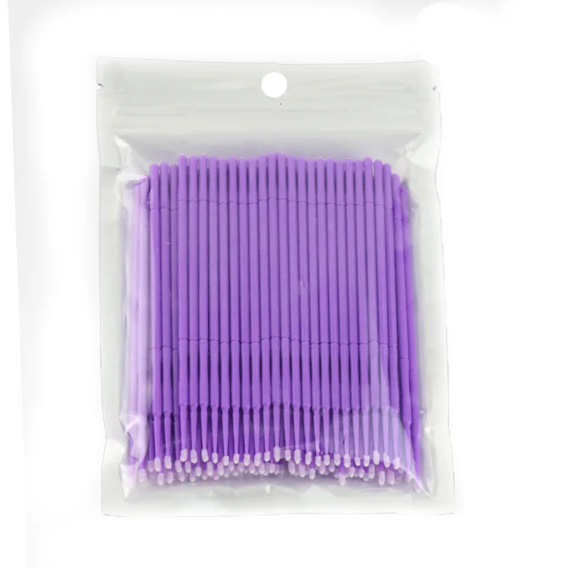 100 шт/партия прочные Микро одноразовые наращивание ресниц индивидуальные Аппликаторы тушь для ресниц кисти клей инструмент для очистки ресниц