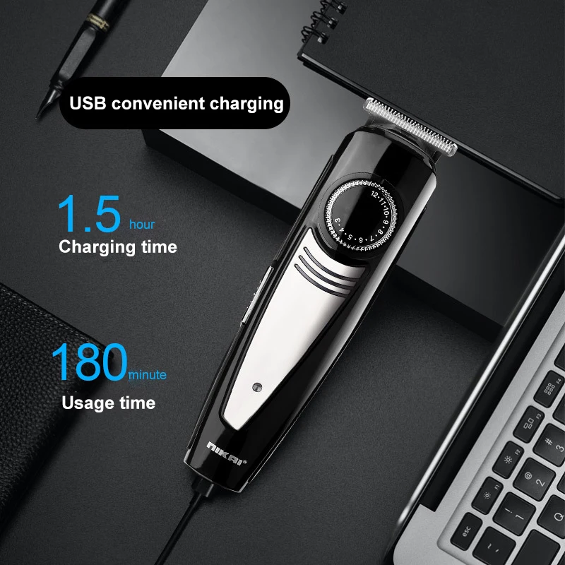 

USB Electric Hair Clippers Trimmers For Men Adults Kids Cordless Rechargeable Hair Cutter Machine Professional Hair Trimmers