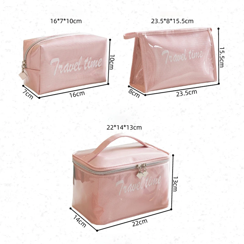 

Waterproof Travel Cosmetic Organizer Portable Wash Bag Luxury Designer Makeup Box for Women Personal Hygiene Bag Toiletry Pouch