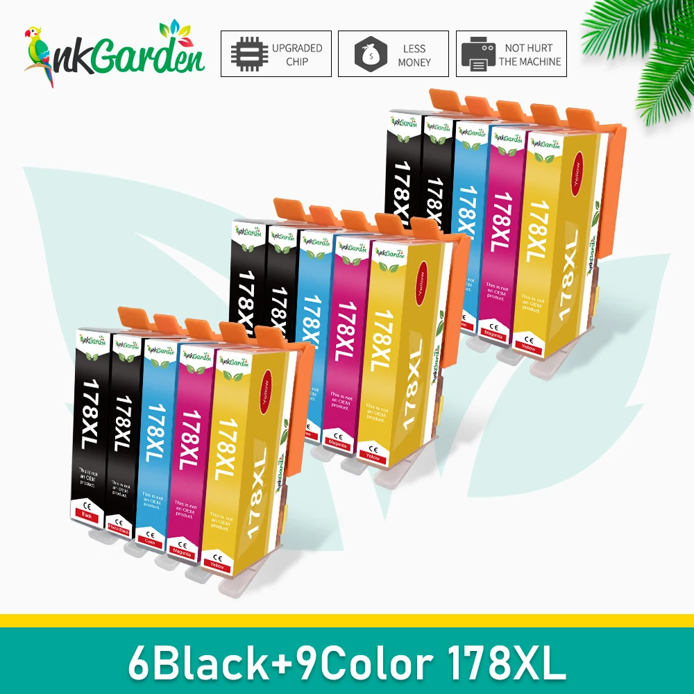 

Compatible Ink Cartridge For HP 178 For HP178 178XL Full of ink Photosmart C6324 C6380 D5460 D5463 D5468 B209a B109n B110a