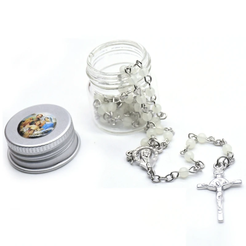 QIGO маленькая пластиковая искусственная кожа с бутылкой Длинная подвеска-крест