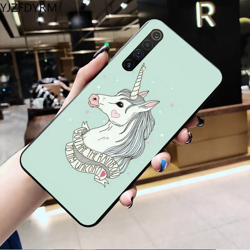 

My Unicorn Girl Phone Case For OPPO Realme 6 Pro Realme C3 5 Pro C2 RENO2-Z A11X