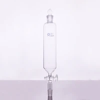 separatory funnel cylindrical shapestandard ground mouth capacity 500mljoint 24292429glass switch valvewithout tick mark