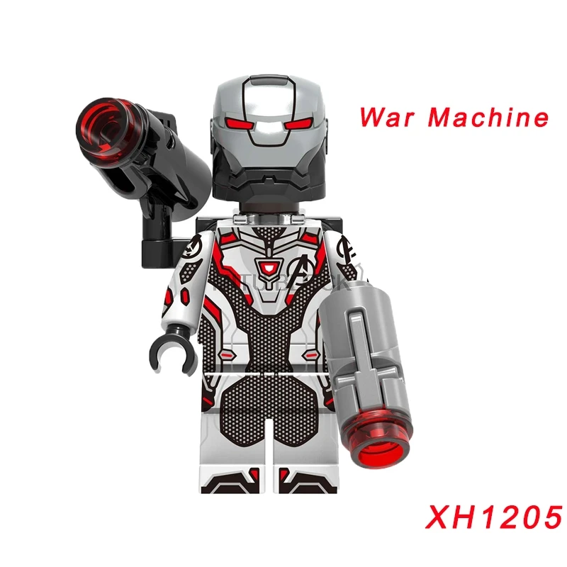xh1205 Single Sale Avengers 4 End Game Space Suit With Micro Figures Tony Stark Thor Hawkeye For Children Toys Building Blocks - Цвет: xh1205