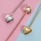 1 шт в форме сердца друг фоторамка медальон кулон для Цепочки и ожерелья ювелирные изделия Пара подарок ко Дню Святого Валентина романтический