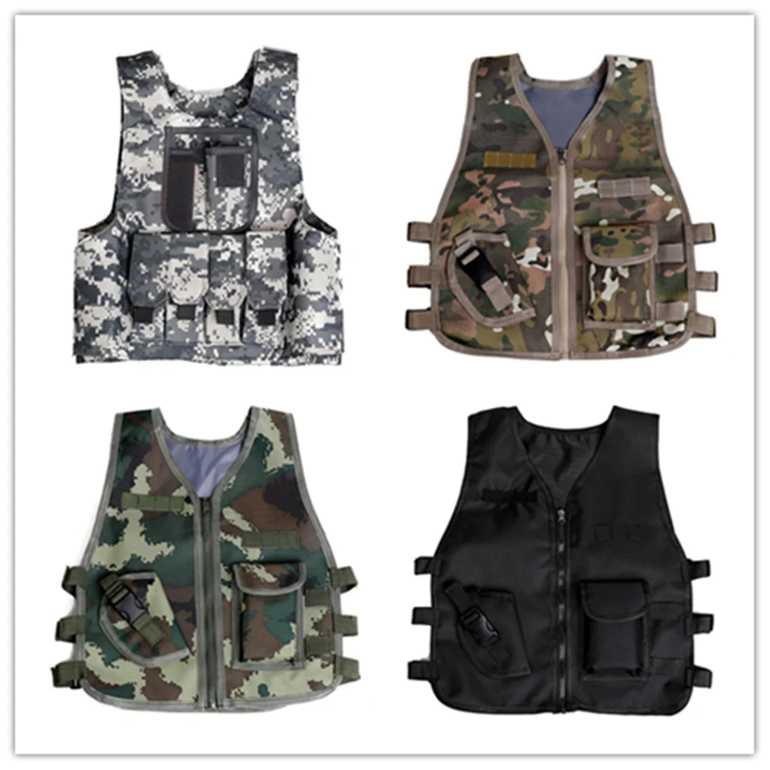 Детская трехуровневая Ткань Оксфорд Водонепроницаемая тактическая одежда CS