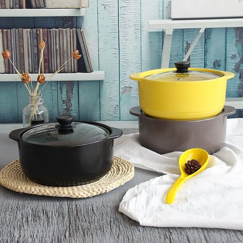 Керамический горшок кастрюля для молока высокотемпературная сухого горения