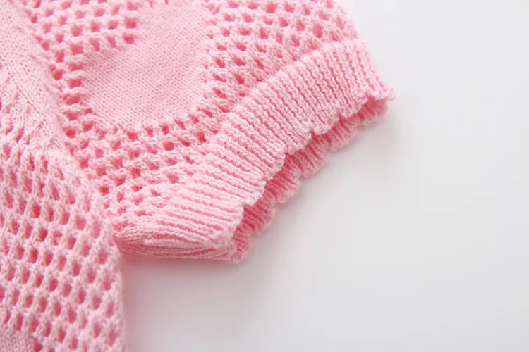 Тонкая летняя куртка для маленьких девочек кардиган шаль розовое пляжное пальто