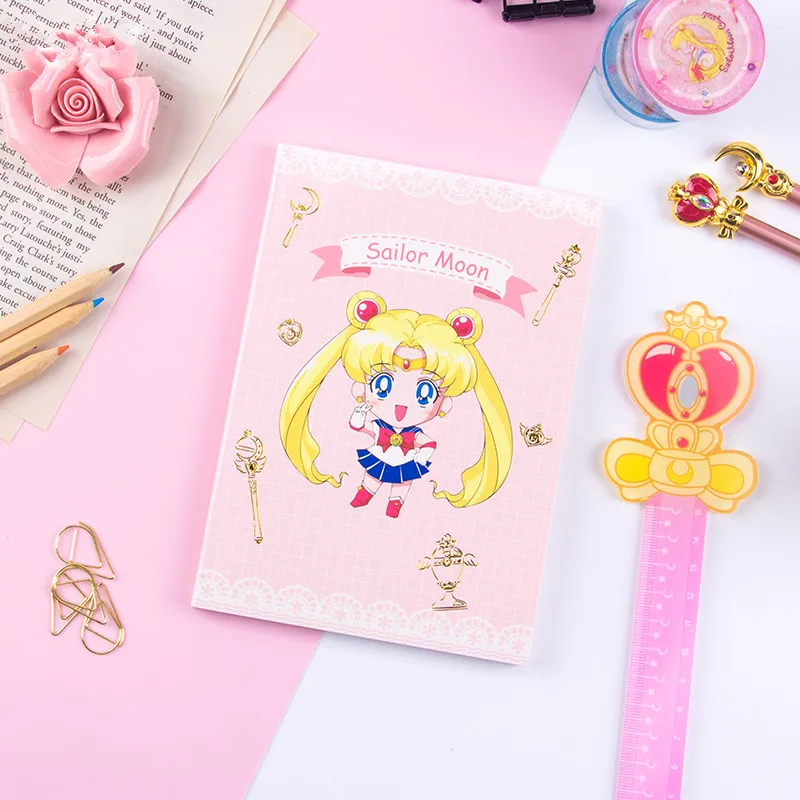 Сейлор Мун Косплей тетрадь карта Captor Sakura журнал для записей печатная бумага Мультфильм Креативный кабинет блокноты канцелярские товары подарок
