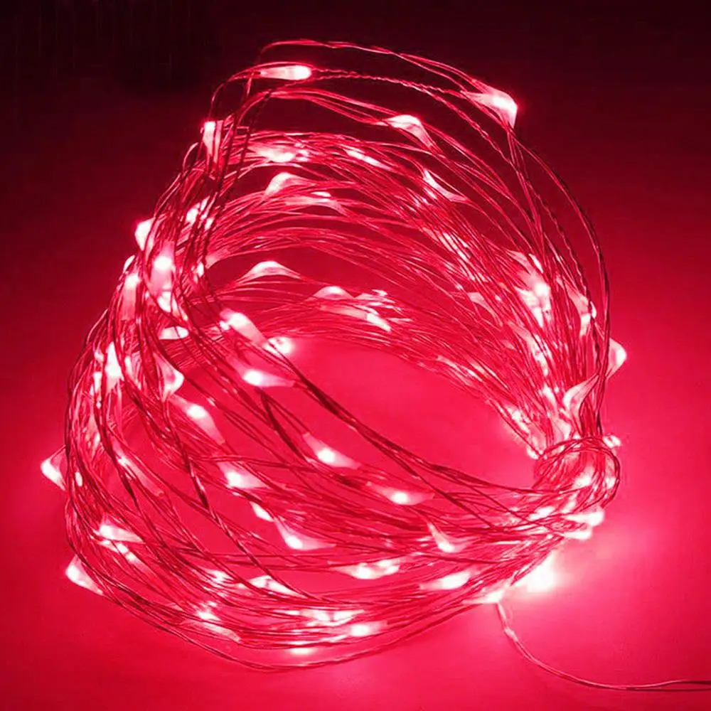 Copper Wire Led Fairy Lights Light String Outdoor Festival Xmas Decor Yard Garden Durable Super Bright | Освещение