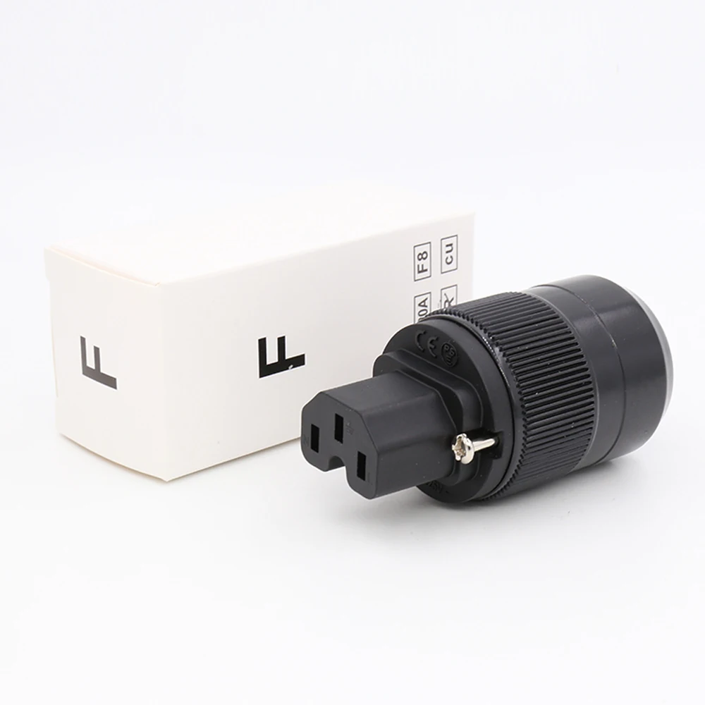 

2Pcs Audio IEC Female Power Cord Connector DIY Power Cable Connector