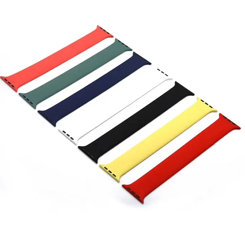 Solo Loop for Apple Watch Band 40mm 44mm iWatch Band 38mm 42mm Elastic Belt Silicone bracelet Apple watch serie 6 5/4/3/SE Strap