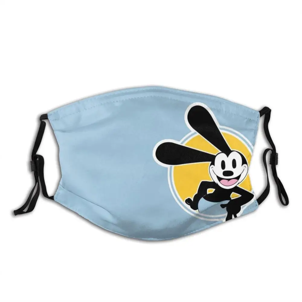 Фото Oswald , Happy Adult Kids антипылезащитный фильтр Diy маска Oswald Rabbit Lucky Rabbit Bunny Анимация Ретро Винтаж №1