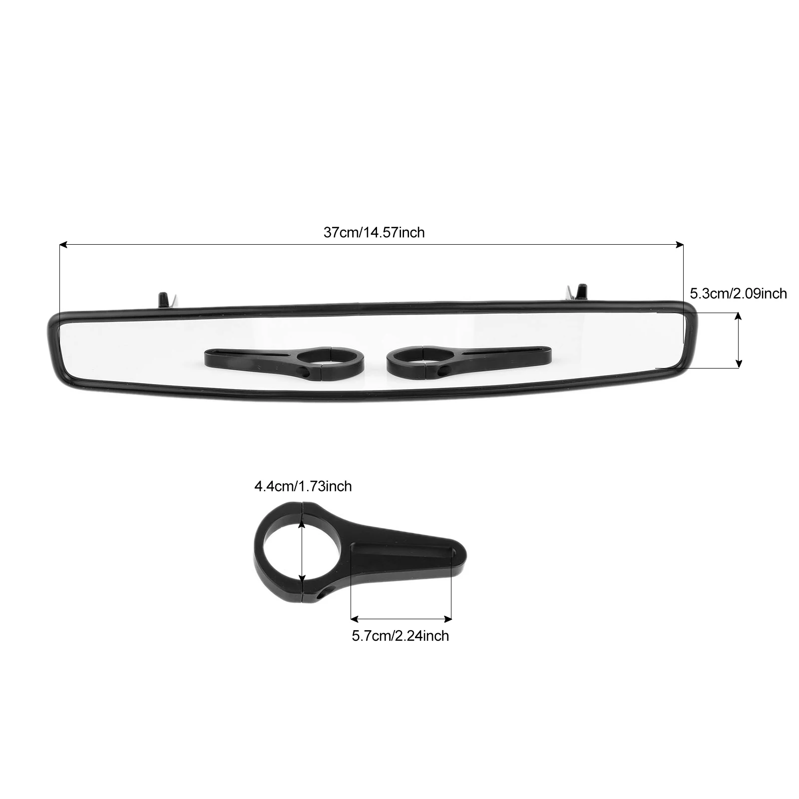 15 &quotавтомобильное зеркало заднего вида внутреннее с ПВХ присоской