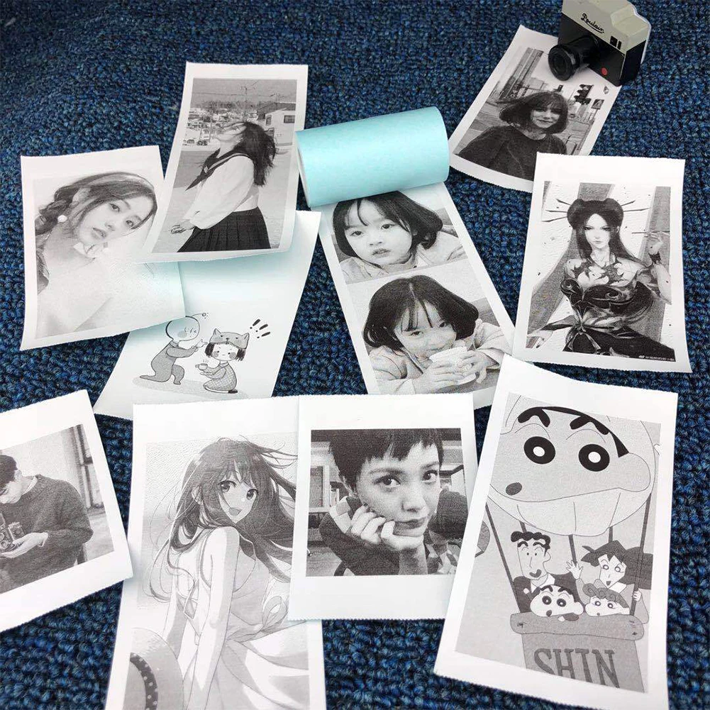 

Portable Thermal Bluetooth Printer Mini Wireless Thermal Picture Photo Printer for Android IOS Mobile Phone Sticker Paper Kit