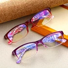 Женские очки для чтения из смолы, 1 шт., очки с защитой от сисветильник света, портативные ульсветильник кие очки для дальнозоркости, Уход За Зрением, лидер продаж