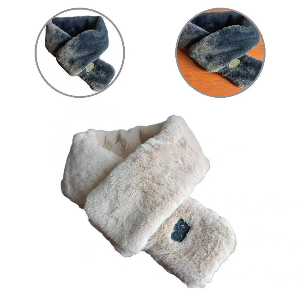 

Scarf Useful Lightweight Soft Women Message USB Plug Neckerchief for Outing Warming Scarf Heated Scarf