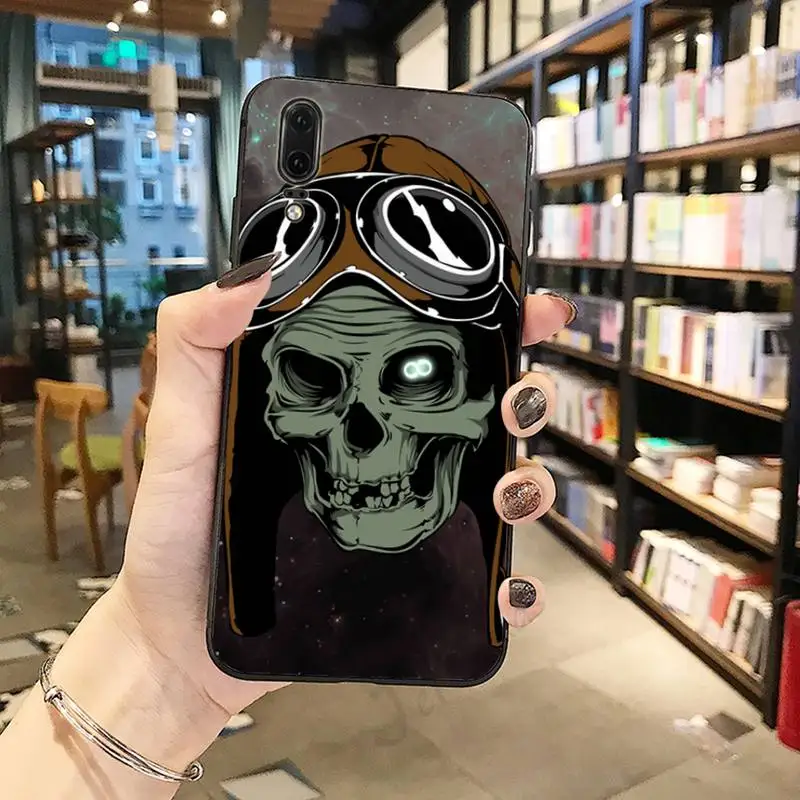 

Grim Reaper Skull Skeleton Phone Case For Huawei honor Mate P 10 20 30 40 Pro 10i 9 10 20 8 x Lite