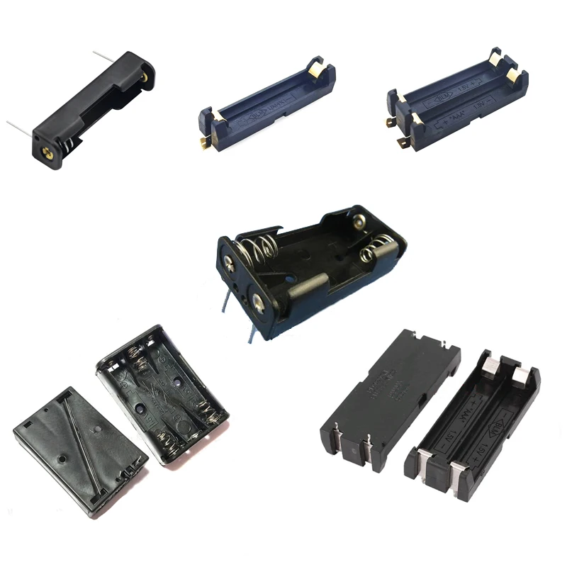 1 шт SMD/SMT/PIN 1x 2x 3x AAA Батарея Держатель Коробка Для Хранения Чехол 2 3 ли подключен
