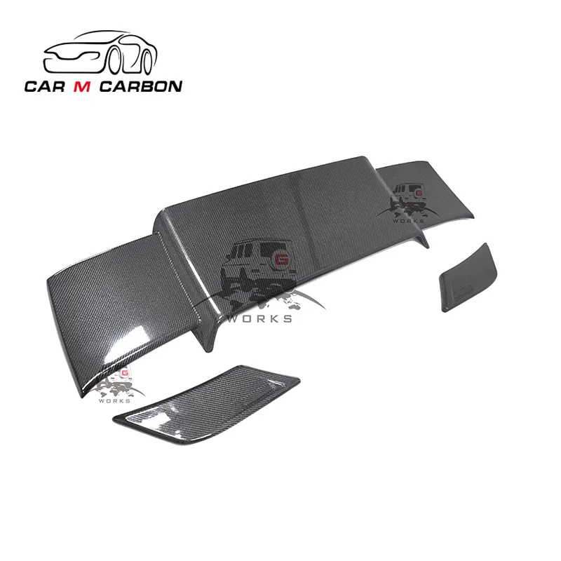 W464 rear spoiler wing for g wagon 2019y w463A b800 roof spoilers FRP rear wing G500 G63 G65 G55 G550 carbon trunk spoiler