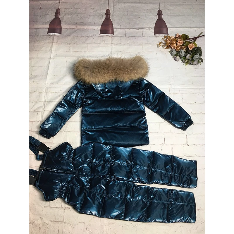Детская куртка Зимние костюмы Детский пуховик зимняя одежда зимняя куртка для мальчиков, одежда для маленьких девочек теплая Модная одежда высокого качества