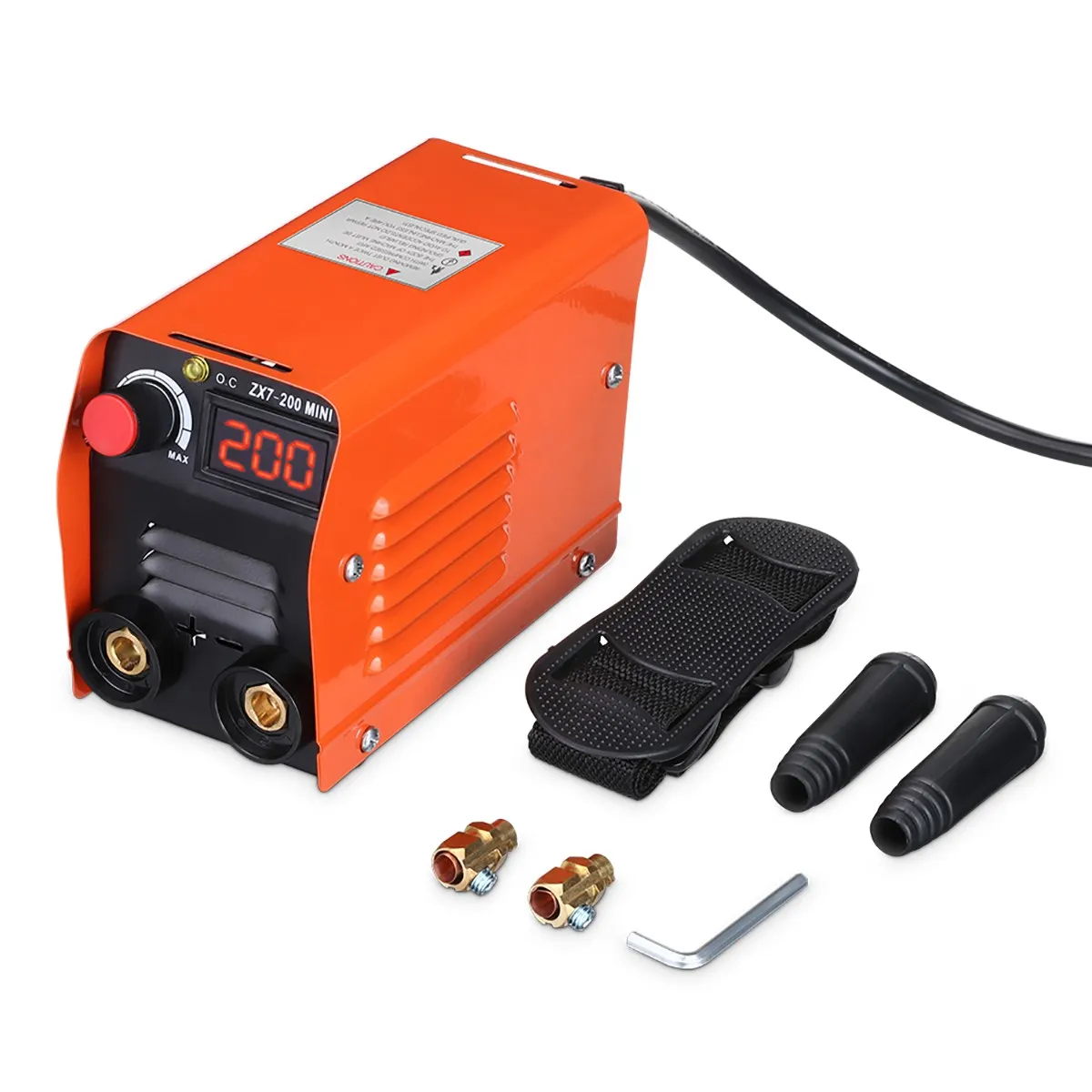 

ZX7-200 200A Portable Electric Welding Machine Digital Display Arc Welding Machine IGBT DC Inverter ARC MMA Stick Welder Tool