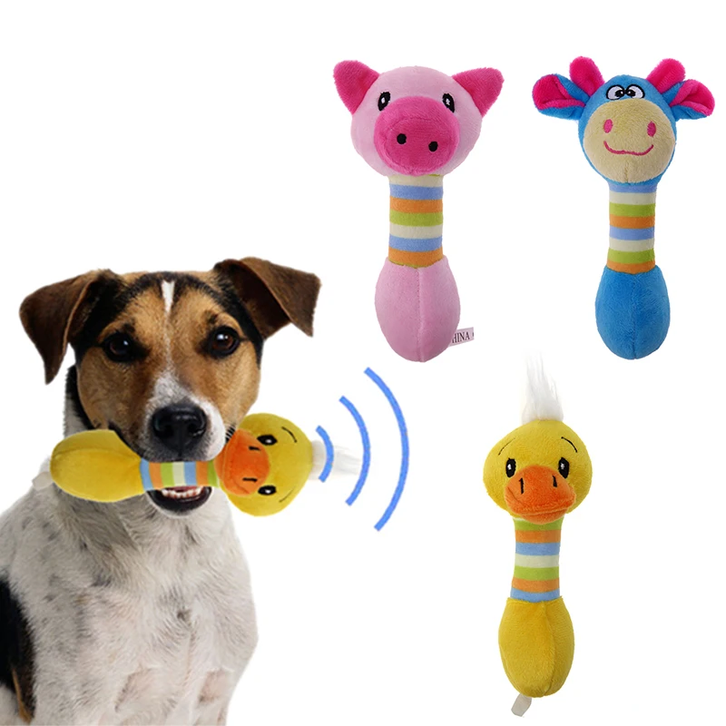 

1PC Animal Pet Doy Toys Pet Chew Squeaker Sound Toy for Dog Cats Playing Interactive Pig Duck Toy Pet Supplies