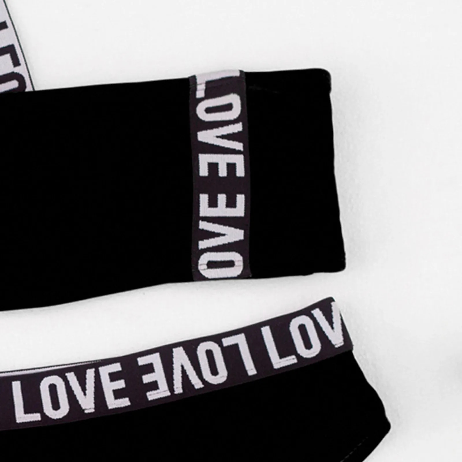 

Women Swimwear Two Piece Letter Print Push-up Padded Bra Beach Bikini Set Swimsuit Swimwear One Shoulder Bathing Suit Female