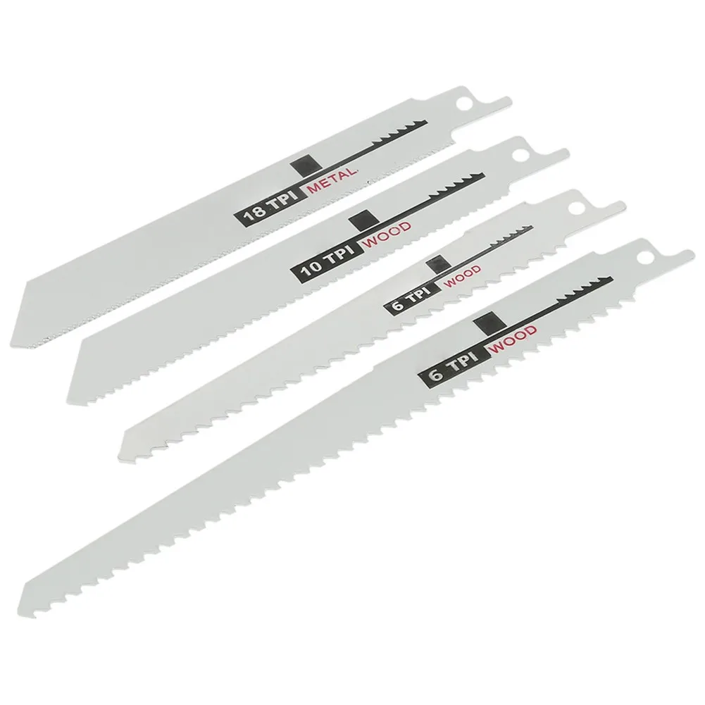 4pcs Reciprocating Multi Saw Cutter Set Blade For Metal Wood Cutting Power Tools Accessories |